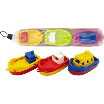 Teddies Loď/Člun do vody 3ks plast 14cm v sáčku 12m+