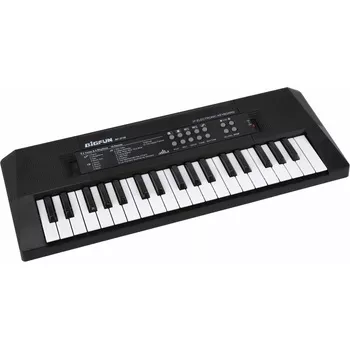 Teddies Pianko Varhany Klávesy 37 kláves plast 40cm napájení na USB + mikrofon v krabici 41,5x16x4,5cm