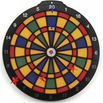 Teddies Terč 40cm + 6 šipek plast