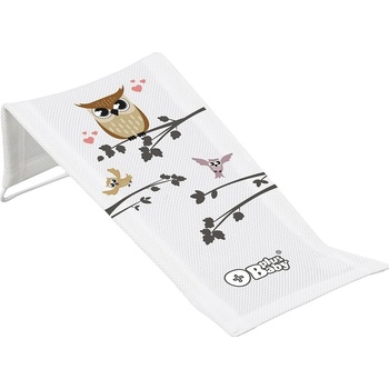 TEGA Látkové lehátko ke koupání Moudrá Sova bílé