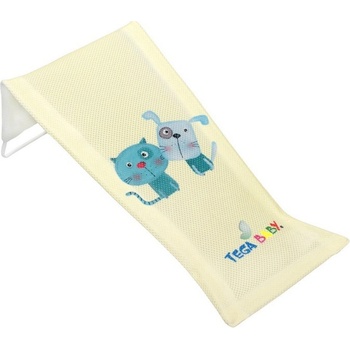 TEGA Látkové lehátko ke koupání Sova bílé