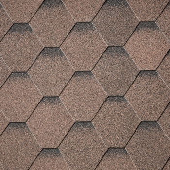 Tegola ECO ROOF Hexagonal hnědá 1m²