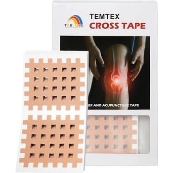 Temtex Cross Tape béžová 5,2 cm x 4,4 cm 40 ks