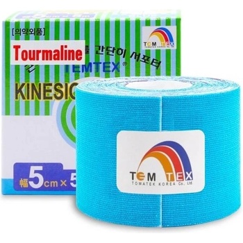 Temtex Kinesiology Tape Tourmaline modrá 5 cm x 5 m