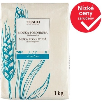 Tesco Mouka polohrubá pšeničná 1 kg