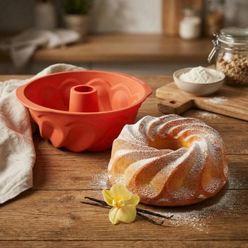 Tescoma Delicia Silicon Prime Rozeta silikonová forma na bábovku 24cm