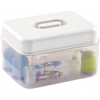 THERMOBABY Sterilizační krabička do mikrovlnné trouby bílá