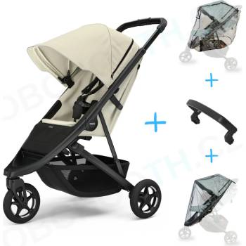 Thule Set 4v1 Spring 2 Soft Beige 2025 + madlo + pláštěnka + ochranná síť OBCHODTH.CZ