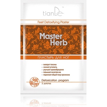tianDe náplast na nohy Master Herb 2 ks