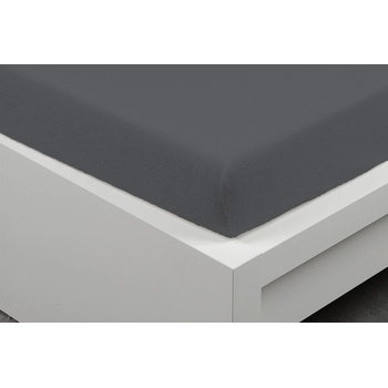 Tibex Froté prostěradlo šedé 180x200