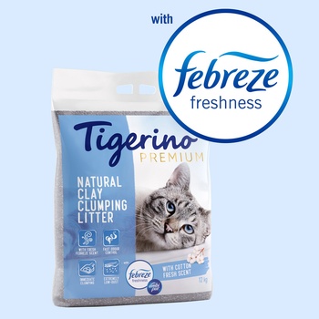 Tigerino Premium Febreze Cotton Fresh 2 x 12 kg