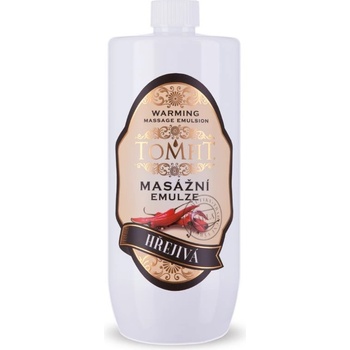 Tomfit masážní emulze hřejivá 1000 ml
