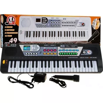 Tomido Keyboard s příslušenstvím mikrofon přenosné klávesy