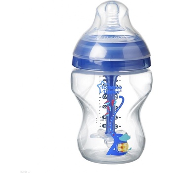 Tommee Tippee Antikoliková lahvička Advanced Boy modrá 260 ml