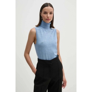 Tommy Hilfiger dámská vlněná vesta WW0WW42713 modrá
