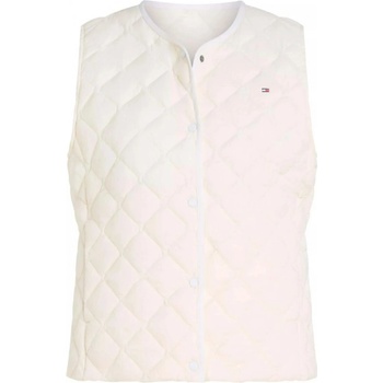 Tommy Hilfiger LW Down Quilted Collarless béžový