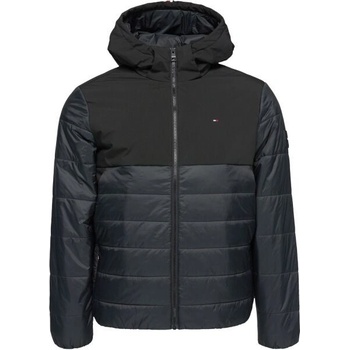 Tommy Hilfiger Mixed Media Hooded černá