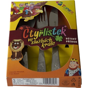 Toner Dětský příbor Čtyřlístek 4 ks