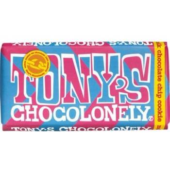 Tony's Chocolonely mléčná čokoláda s kousky sušenek 180 g