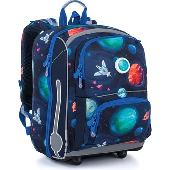 Topgal aktovka Vesmírná mise BEBE 26013 modrá