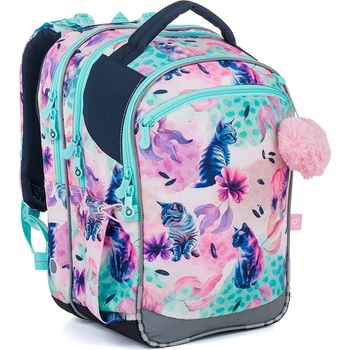 Topgal batoh Hravá koťata COCO 26006 modrá