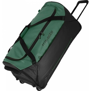 Travelite Basics Trolley Travel Bag Black/green 97 L TRAVELITE-96285-80