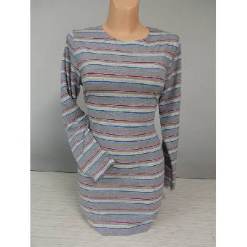 Tričko pruhované XANNA Světle šedá