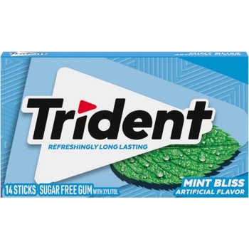 Trident žvýkačky bez cukru s mátovou příchutí 31 g
