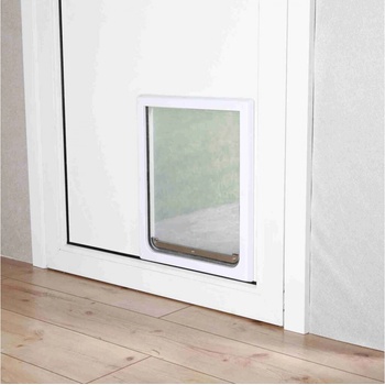 Trixie Dvířka pro psy průchozí dvoucestná S-M 30 x 36 cm