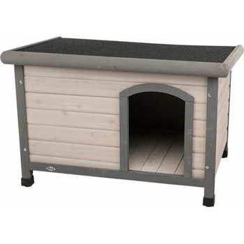 Trixie Natura bouda pro psa s rovnou střechou S-M šedá 85 x 58 x 60 cm