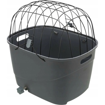 Trixie Plastový košík na zadní nosič s mřížkovou střechou 36 x 47 x 46 cm