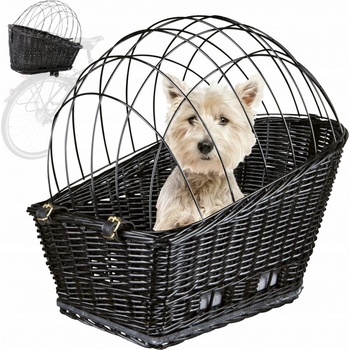 Trixie Přepravní proutěný koš na zadní kolo 35 x 49 x 55 cm