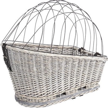 TRIXIE Přepravní proutěný koš na zadní nosič kola 35 x 49 x 55 cm 8 kg