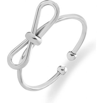 Troli ocelový prsten s mašličkou VABRAR001S