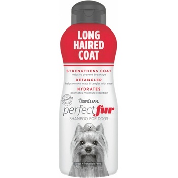 TropiClean šampon na dlouhou srst pro psy 473 ml