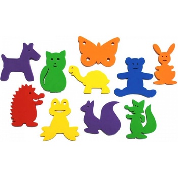 Tutee Vanolepky Veselá zvířátka velké vícebarevné P210 10 ks