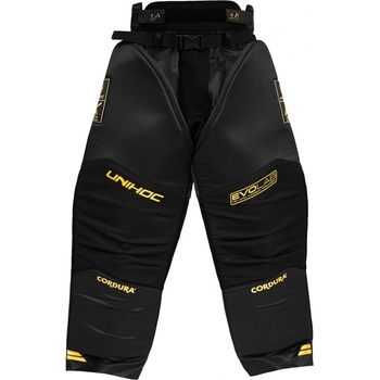 Unihoc Alpha Evolab Goalie Pants Black-Gold