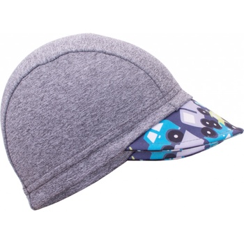 Unuo čepice s kšiltem UV 50+ Autíčka šedá