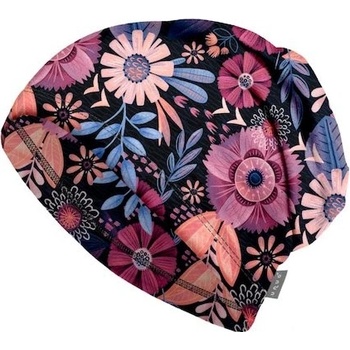 Unuo dětská bavlněná čepice Homeless Kouzelné květiny