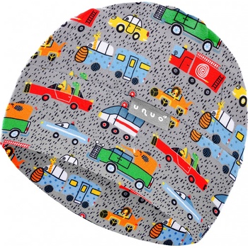 Unuo dětská čepice fleecová nespadená ZOO na výletě