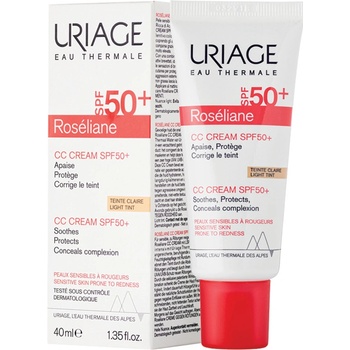 Uriage Roseliane CC Crème SPF50+ hydratační a ochranný krém 40 ml