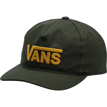 Vans DROP V LOGO SNAPBACK DRIED KELP tmavě šedá