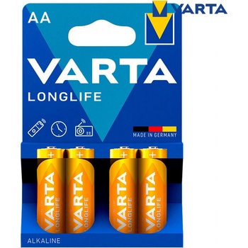 Varta Longlife AA 4 ks 4106101414