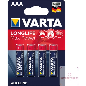 Varta LongLife Max Power AAA 4ks 4703101404