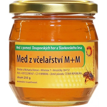 Včelařství M+M med světlý 250 g