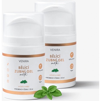 Venira bělicí zubní gel máta 2 x 50 ml