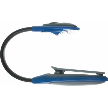 Verk 01682 Praktická LED lampička s klipem černomodrá