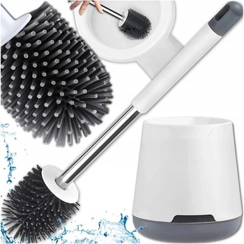 Verk 01818 Silikonová štětka na WC bílá