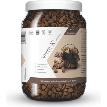 Verm-X Přírodní granule proti střevním parazitům pro kočky 650 g