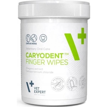 VetExpert Cat Dog Caryodent Finger Wipes 50 ks